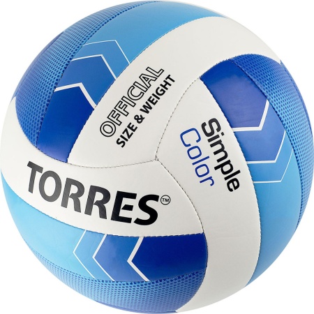 Купить Мяч волейбольный Torres Simple Color любительский р.5 в Реутове 